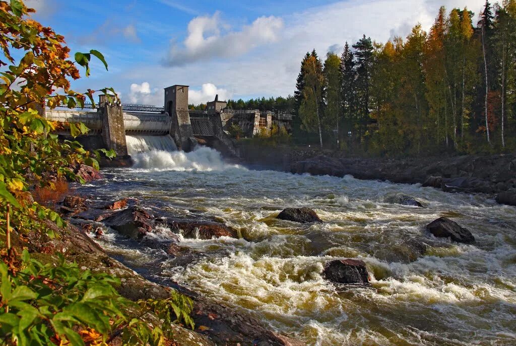 Вуокса река Иматра. Водоскат Иматранкоски (г. Иматра). Водопад Иматранкоски. Водопад Иматра в Финляндии.