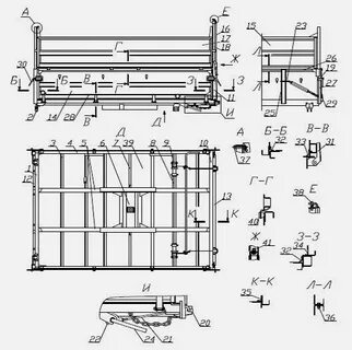 Кузов газели чертеж