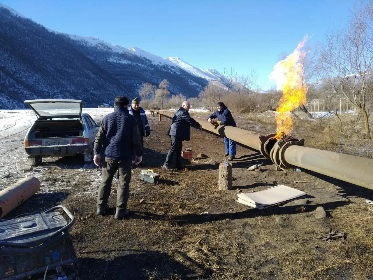 Аварийный газопровод. Кабир Курахский район. Курахский район селение. Село Кутул.