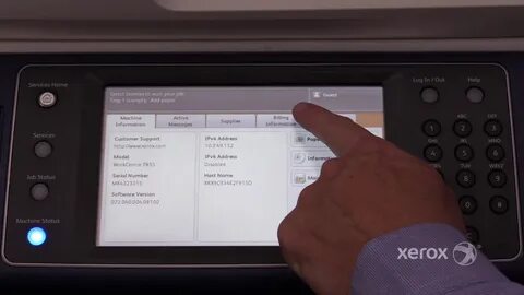 Как сбросить xerox