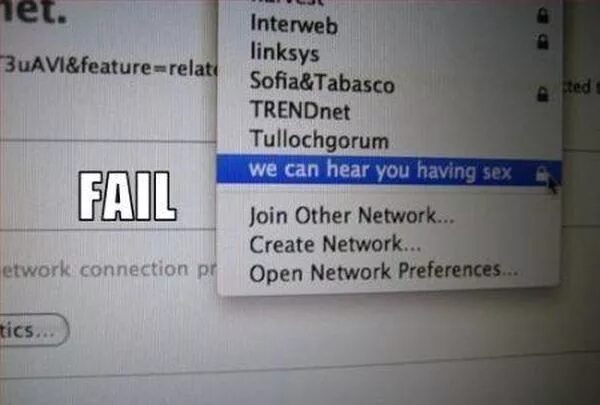 Network create fail