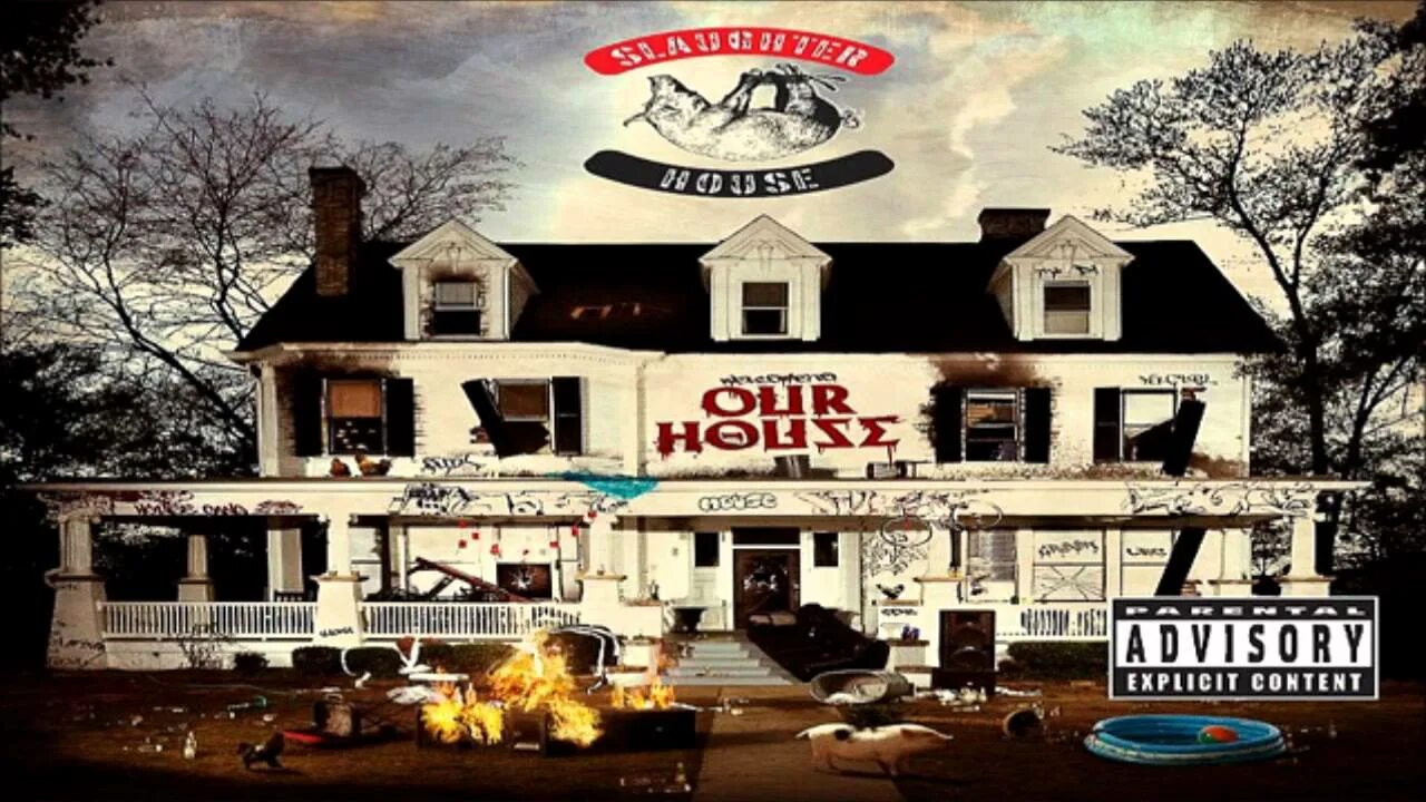 We like our house. Slaughterhouse Welcome to our House. Eminem Slaughterhouse our House. Slaughterhouse - on the House (2012) обложка. Интро Slaughterhouse.