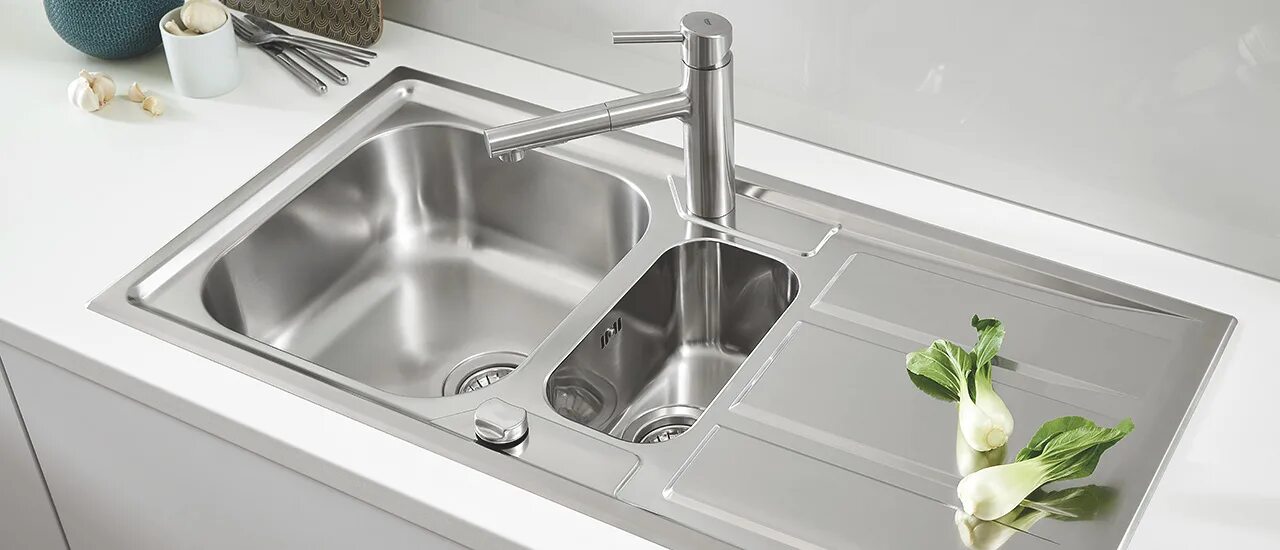 Мойка Grohe k400. Мойка для кухни Grohe k400+. Кухонная мойка Grohe k300. Мойка Grohe двойное.