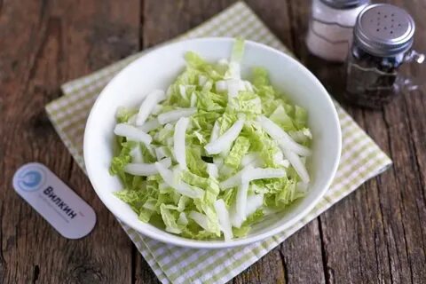 Пекинская капуста салат простой с огурцом