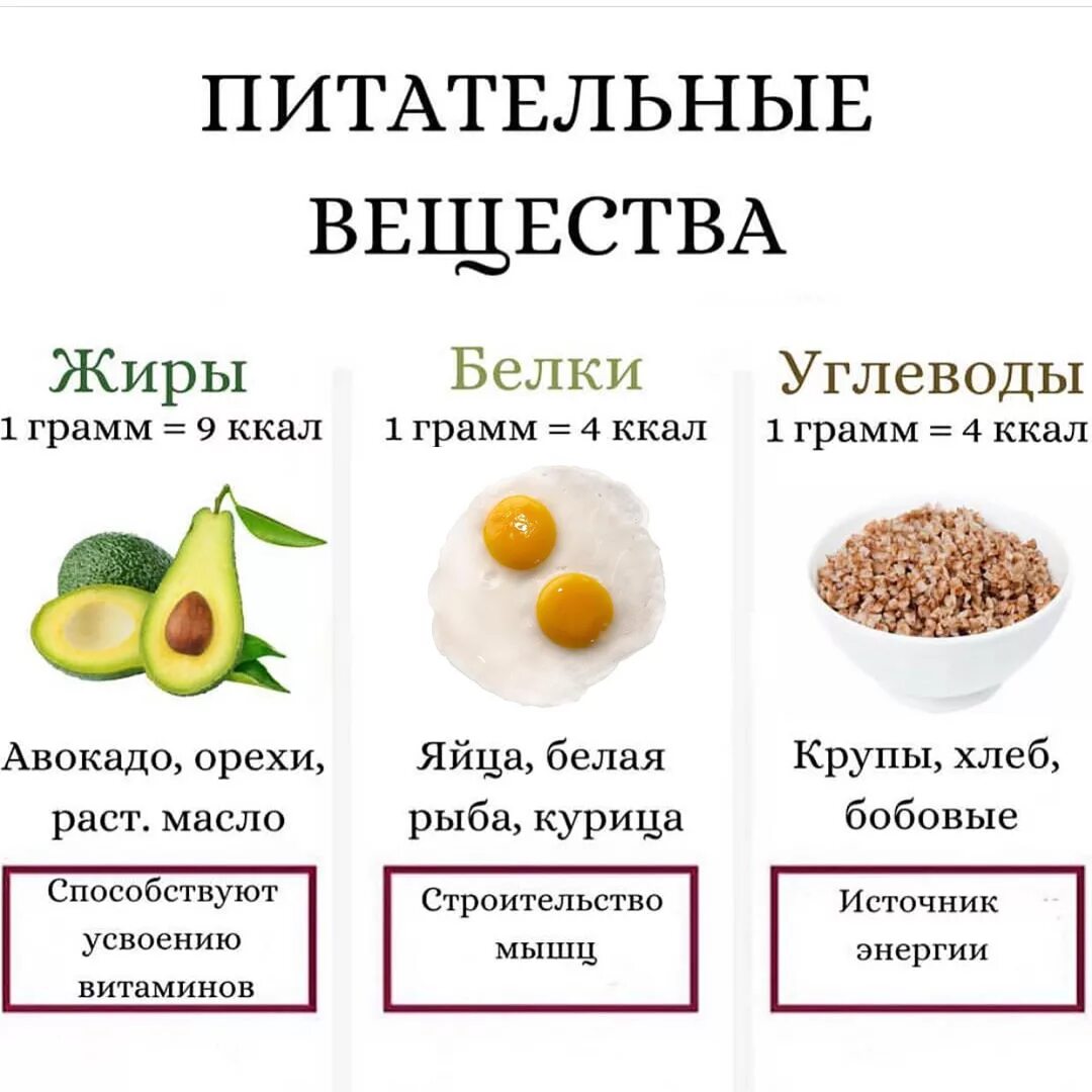 Углеводов жиров микроэлементов