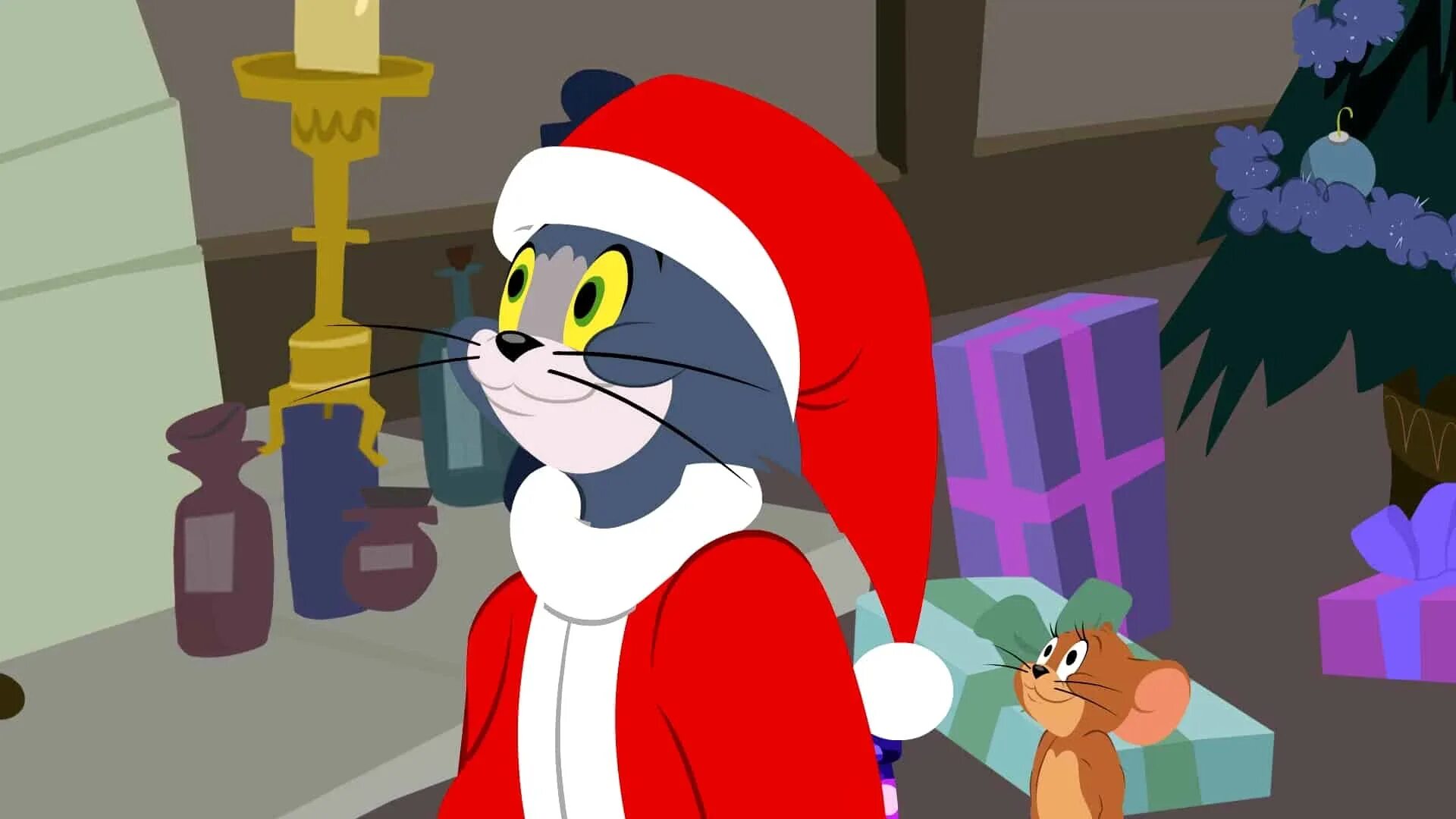 Новогодний том и Джерри. Tom and Jerry Рождество. Том и Джерри новый год. Новогодний том. Том и джерри новогодние
