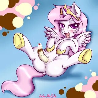 #1085947 - explicit, artist:anibaruthecat, princess celestia, banana, banan...