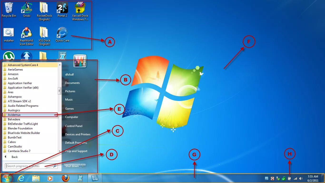 Windows английская версия. Интерфейс Windows. Виндовс 7 Интерфейс. Меню виндовс 7. Windows 7 пуск.