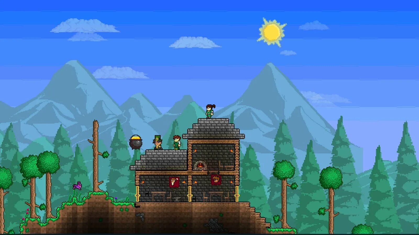 Терариа. Игра Terraria. Террария 2. Террария 1.4.5.5. Террария стим версия