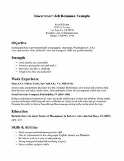 Objectives examples
