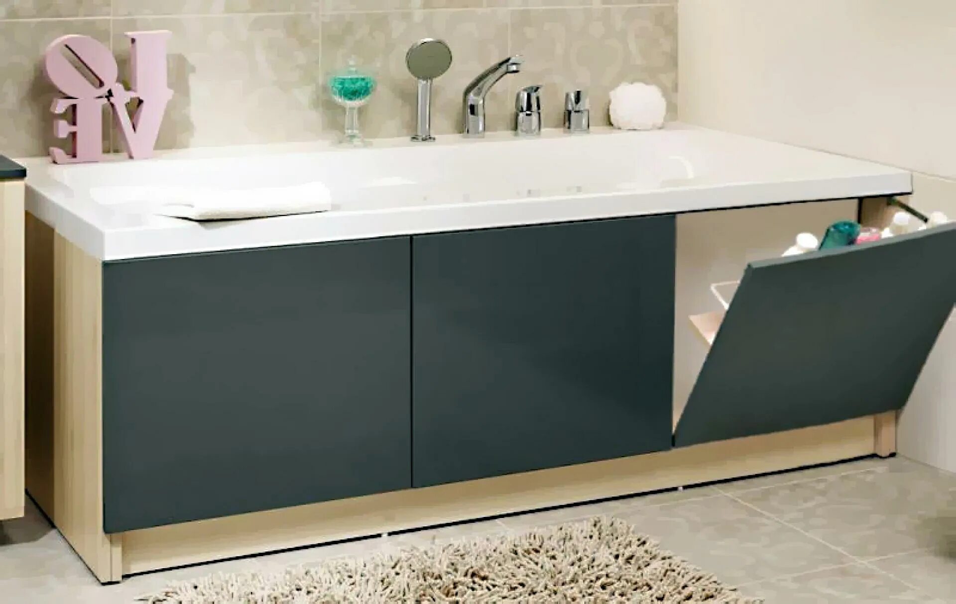 Акриловая ванна Cersanit Smart 170