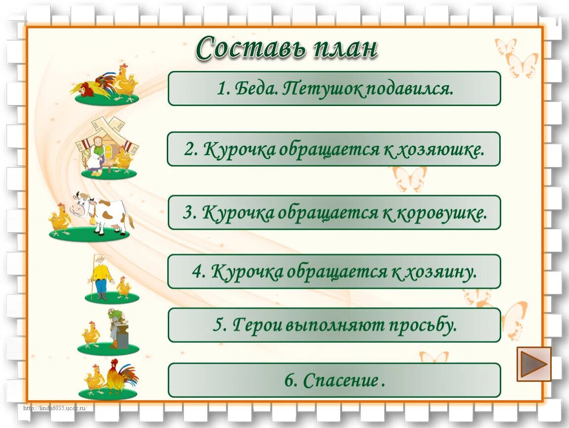 Как составить план рассказа 1 класс. Петушок и бобовое зернышко план. План сказки петушок и бобовое зернышко. План к сказке петушок и бобовое. План сказки петушок и бобовое зернышко 2 класс.