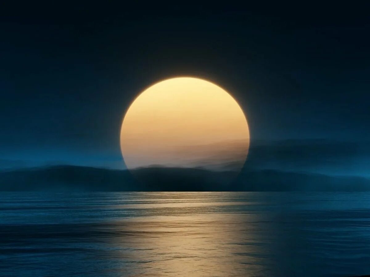 Луна. Солнце и Луна. Восход Луны. Восход солнца на Луне.