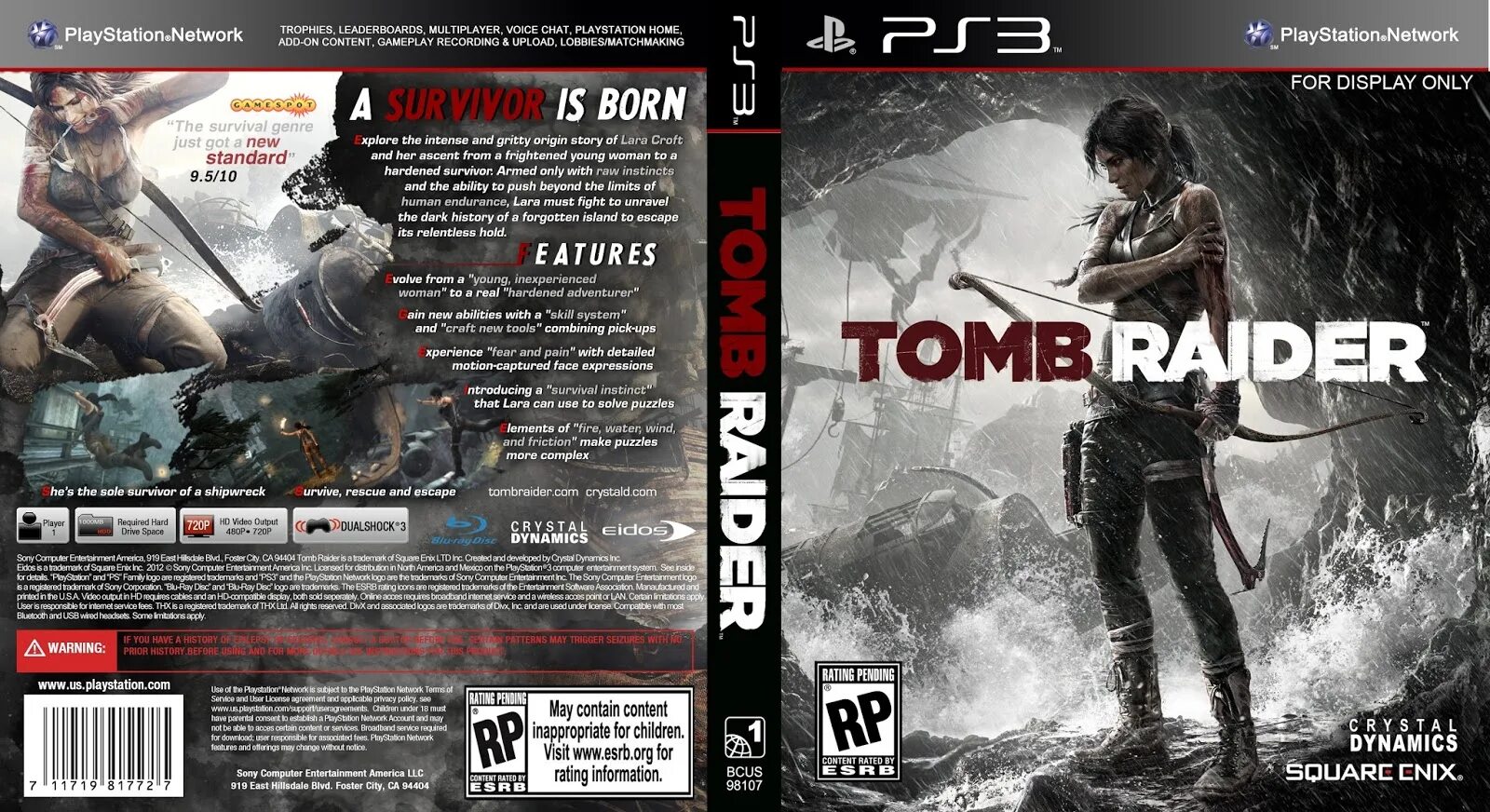 Tomb Raider 2013 ps3 обложка. Томб Райдер диск ПС 4. Tomb Raider Sony PLAYSTATION 3. Томб Райдер ps3.