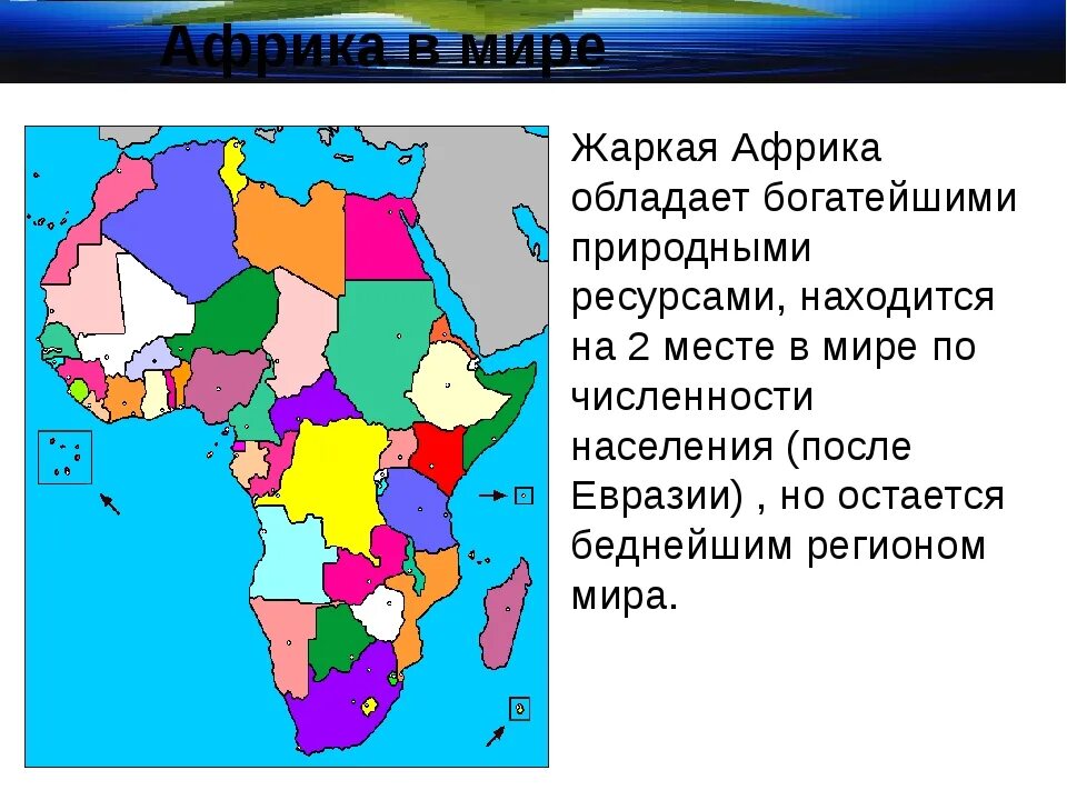 Каково место африки в мире. Страны Африки 7 класс. Территория Африки. Страны Африки презентация. Самое большое государство в Африке.