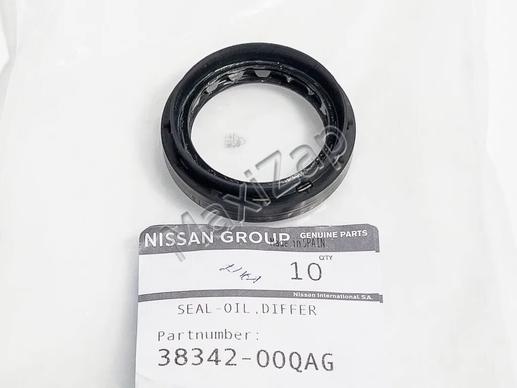 Сальник привода Nissan 3834200 QAG. Nissan 3834200qag сальник дифференциала. 38342-00qag сальник полуоси Nissan. Nissan 38342-00qag.