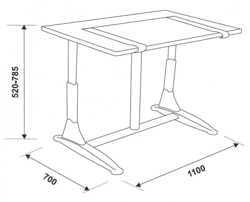 Парта Школьная регулируемая по высоте. Парта чертеж. Стол парта чертеж. Габариты парты.