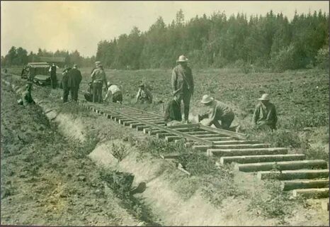 Строительство железной дороги 1870 90