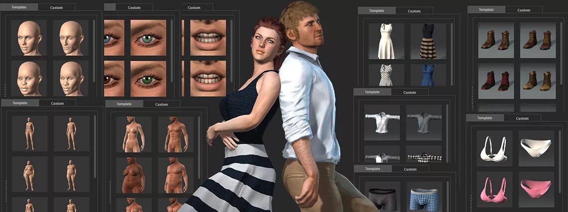 Create 3d characters