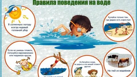 Правила поведения во время купания