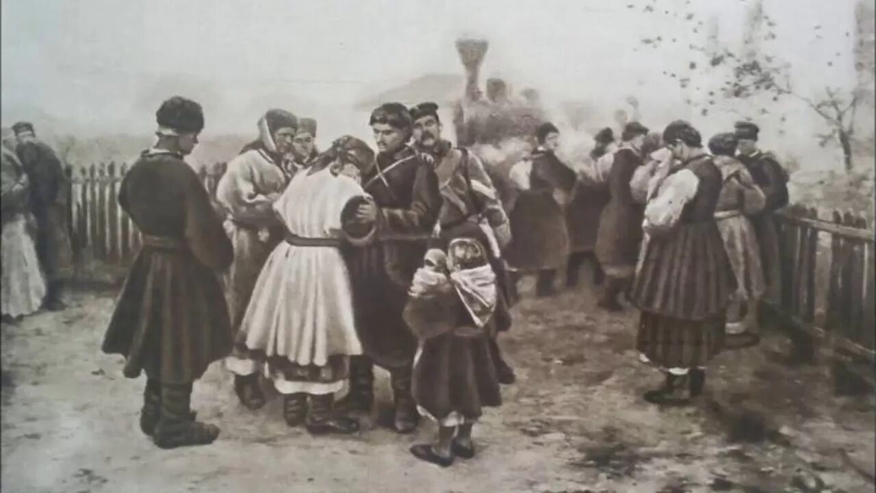 Что такое рекрут. Проводы рекрута пимоненко. крестьяне рекруты. проводы рекрута. рекрутский обряд.