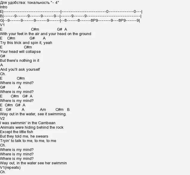 Вер из май майнд аккорды. Where is my Mind аккорды укулеле. Pixies where is my Mind аккорды. Where is my Mind аккорды. Pixies where is my Mind табы.