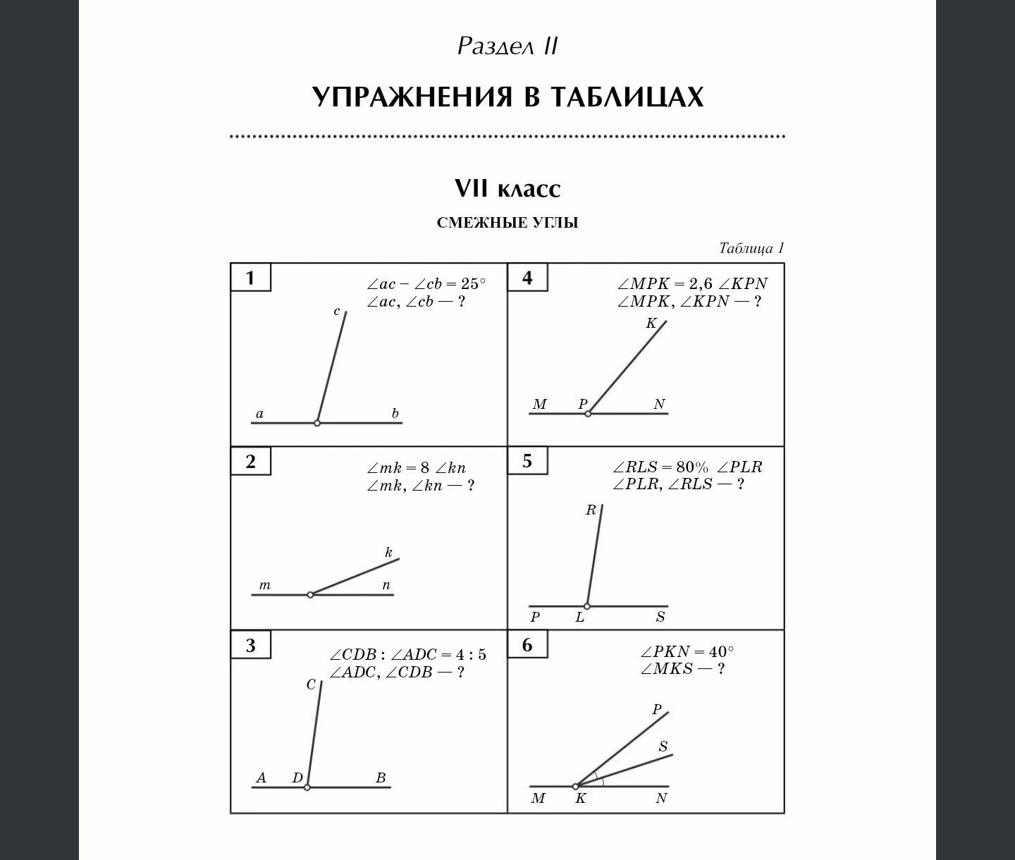 Таблица 7.3. Упражнения в таблицах 7 класс смежные углы. Упражнения в таблицах VII класс смежные углы. Таблица смежные углы 7 класс. Упражнения в таблицах VII 7 класс геометрия ответы смежные углы.