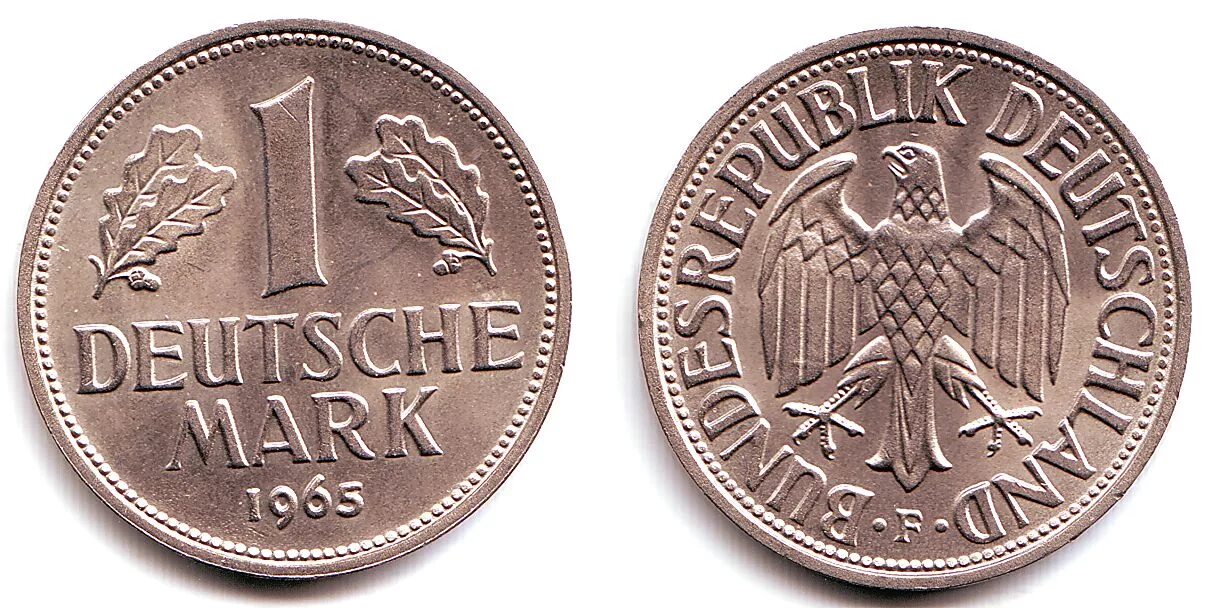 Монета немецкая Deutsche Mark. Немецкая монета 1 Deutsche Mark. 1 Deutsche Mark 1962 монета.