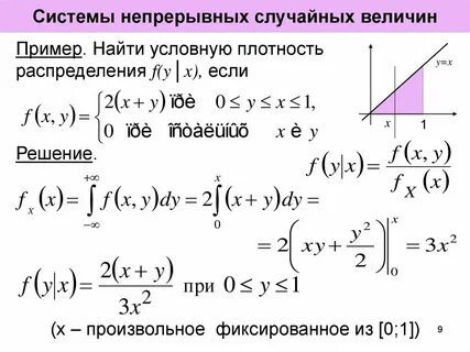 Задание непрерывной случайной величины