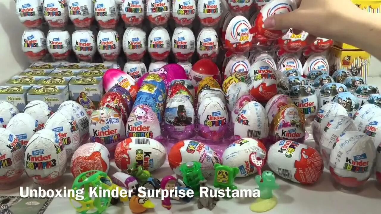 Kinder rustama. Киндер сюрприз Еггс Рустама.