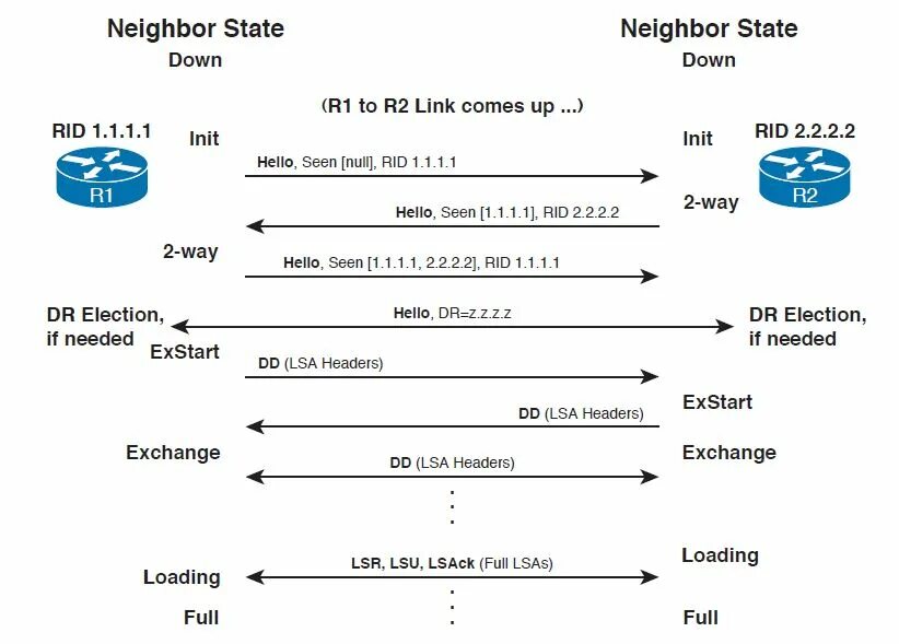 Дальний запад. Neighboring states. Far west. First quarter. Ospf state.