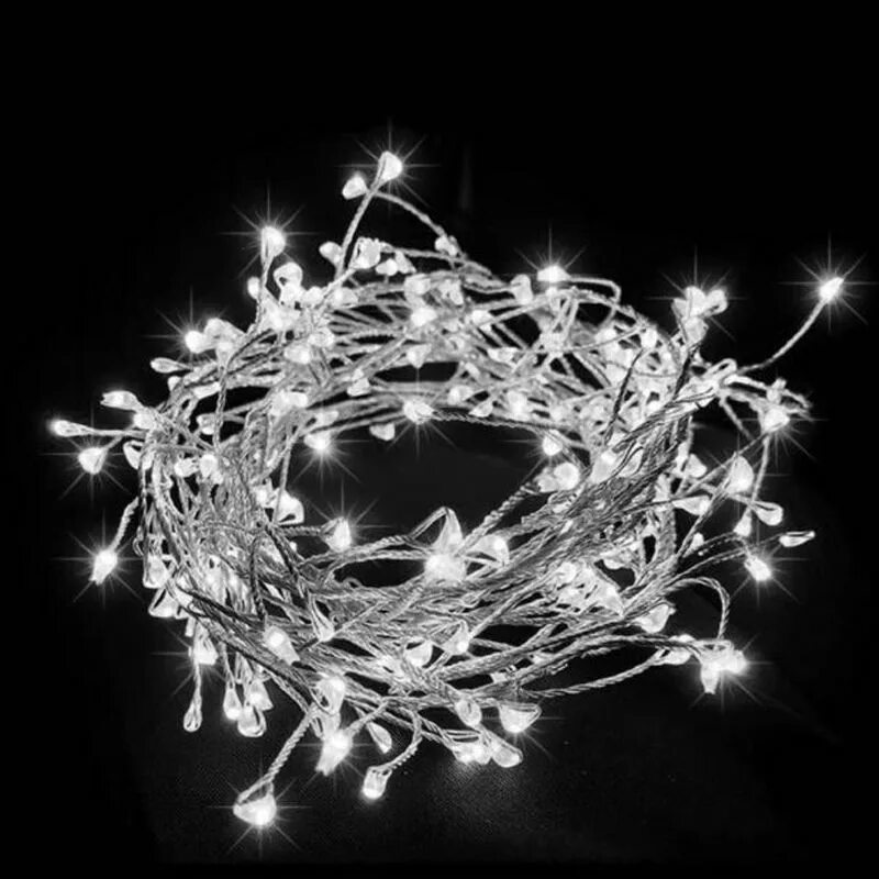Гирлянда мишура нить росы. Гирлянда luazon мишура роса, 200 led, 200 см.