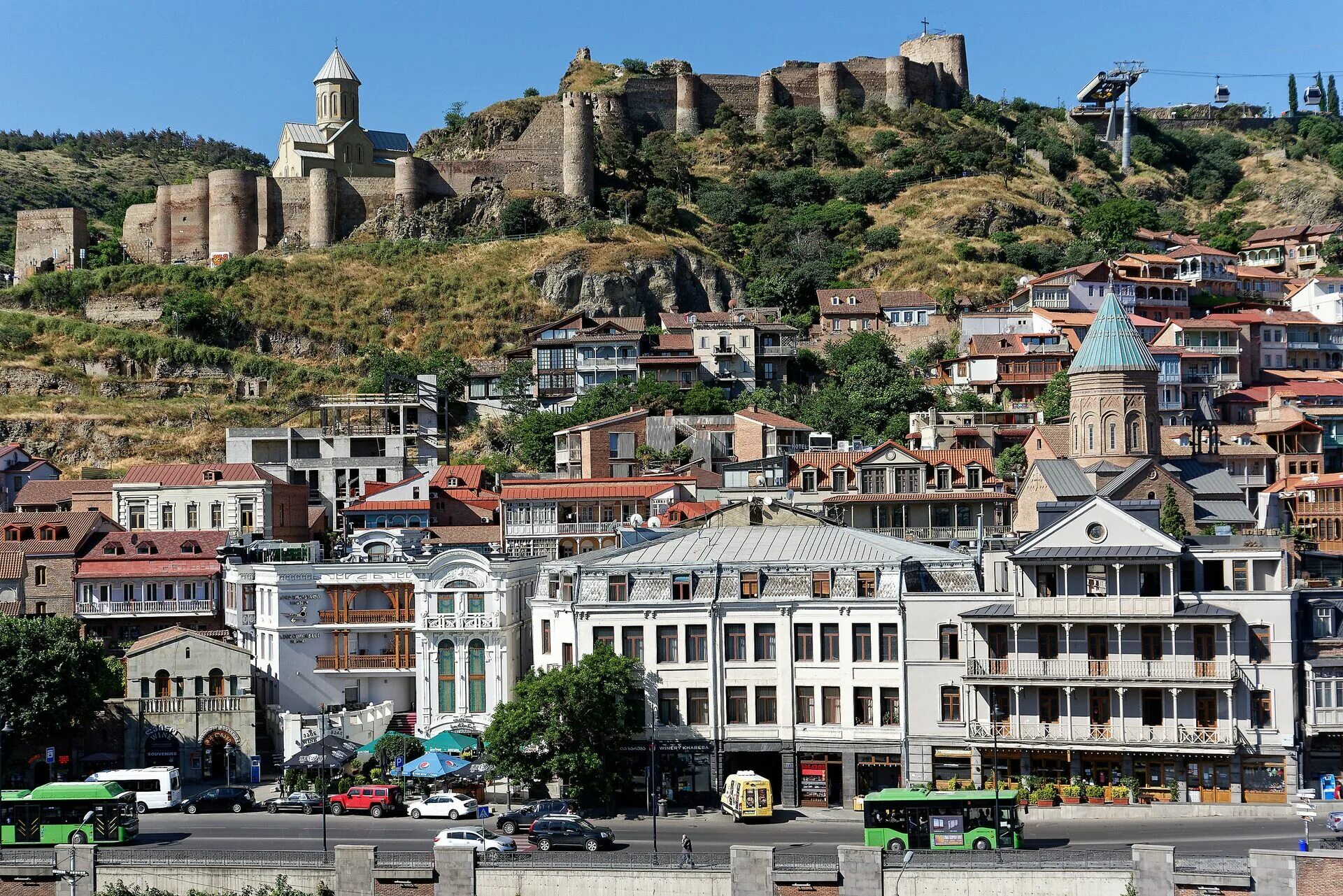 Где город тбилиси. Крепость Нарикала в Тбилиси. Тбилиси 2023. Нарикала Тбилиси реконструкция. Тбилиси столица Грузии 455 год.
