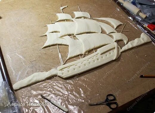 Кораблик 3d benchi. Тест кораблик. Парусник из теста. Корабль из соленого теста своими. Кораблик тест.