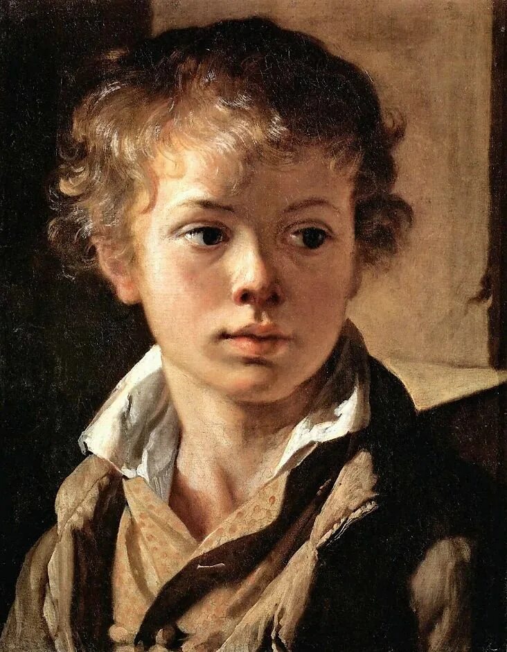 Портрет сына Арсения Тропинина.