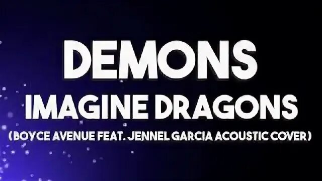 Demons imagine текст