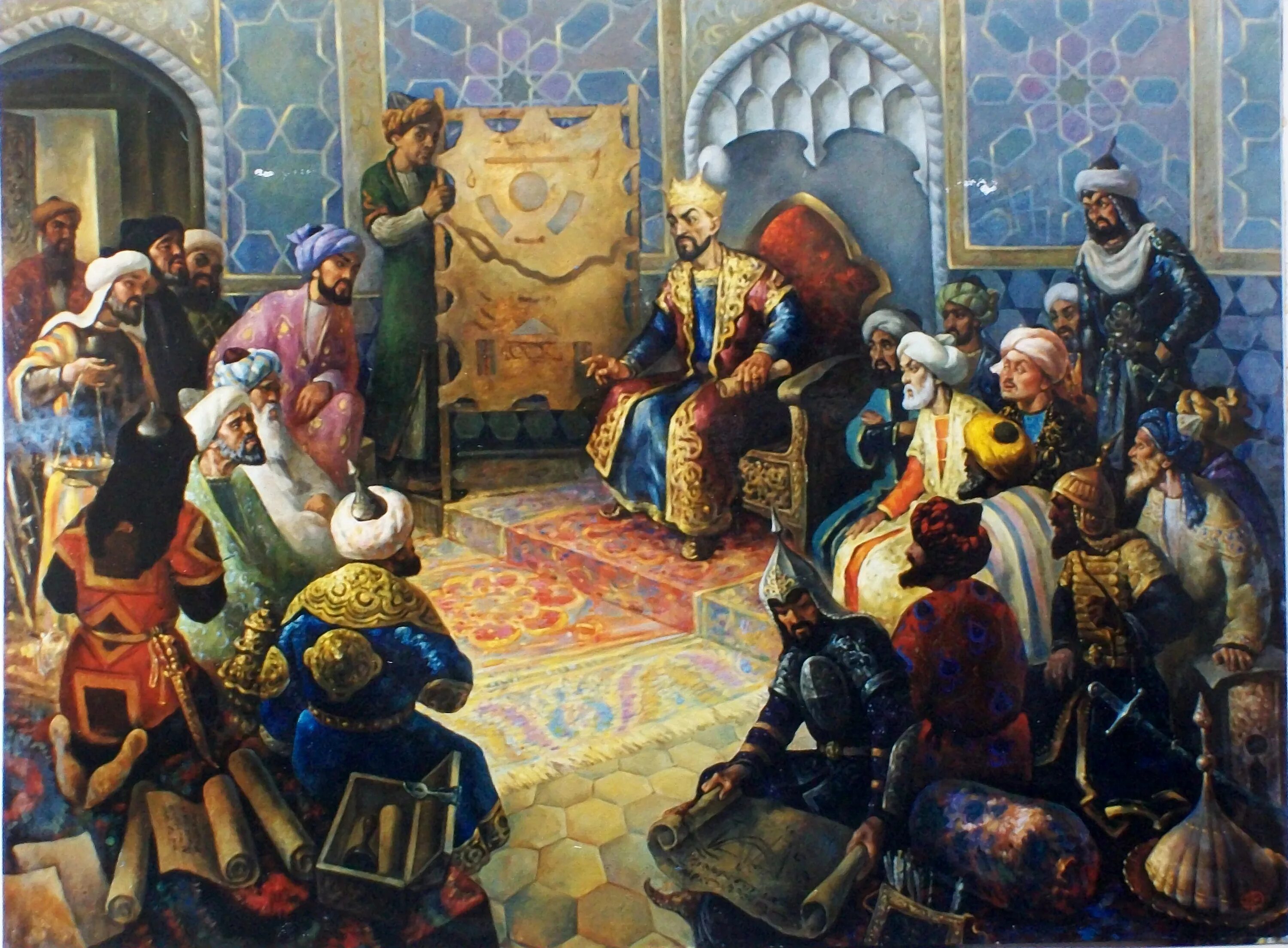 Амир Темур тузуклари. Пленение Баязида Тимуром картина. Укажите российского правителя изображенного на картине