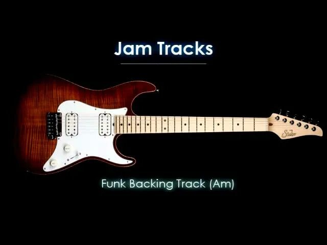 Fusion Guitar Lesson. Fusion Backing track em. Backing track in am. Backing track am