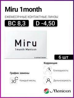 Miru линзы отзывы