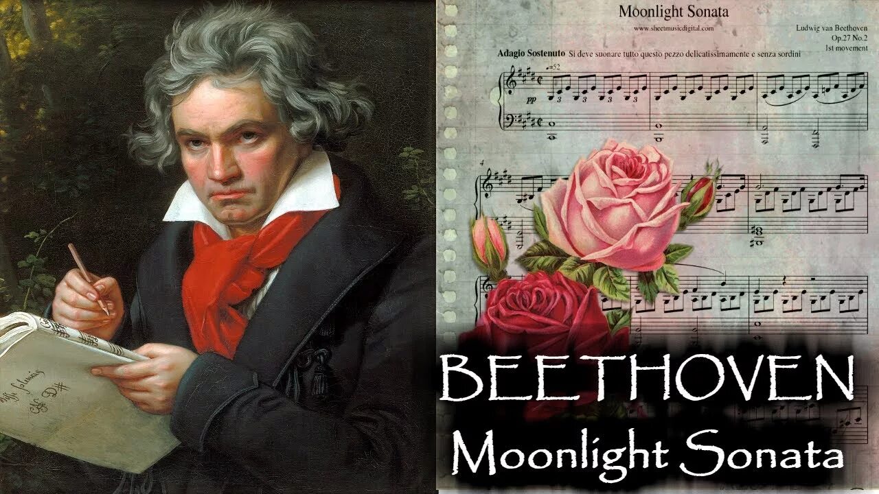 Ludwig van Beethoven - Соната №14.. Лунная соната автор бетховен