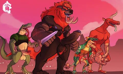 thekinkybear, ganon, lizalfos, moblin, princess zelda, nintendo, the legend...