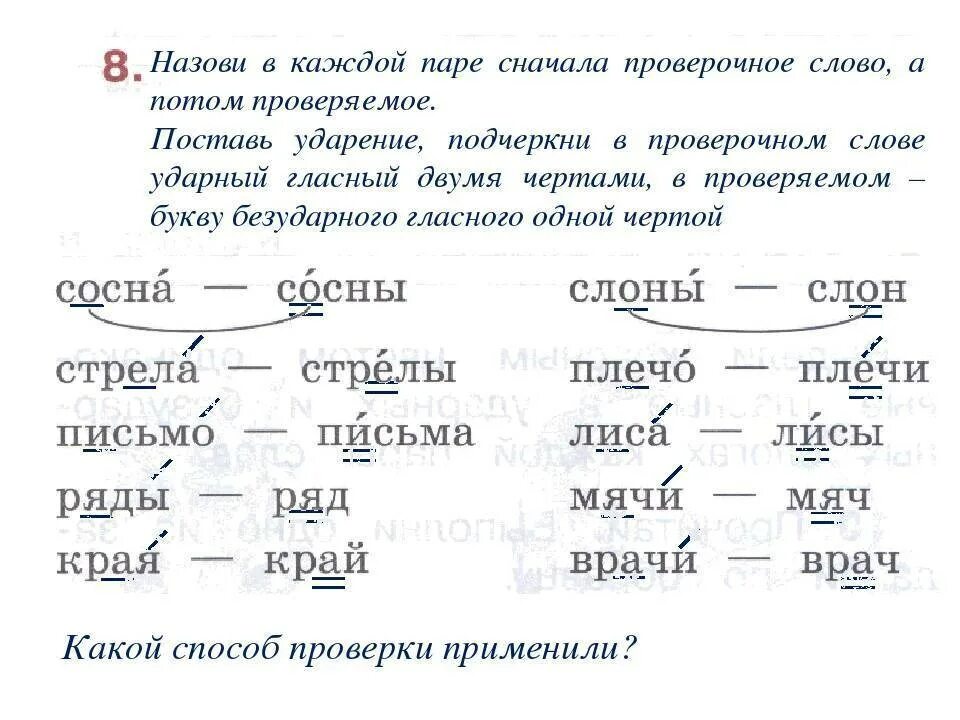 Записать сперва. Проверочные слова. Проверяемое и проверочное слово. Текст с проверочными словами. Проверочное слово и проверяемое слово.