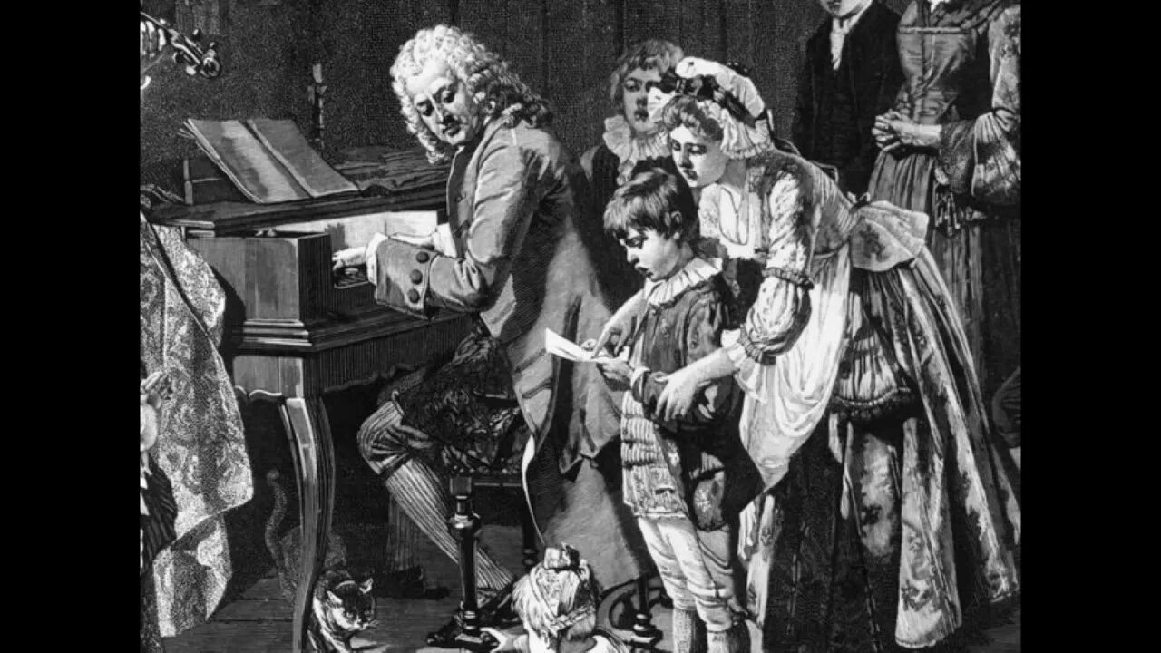 Bach child within the man