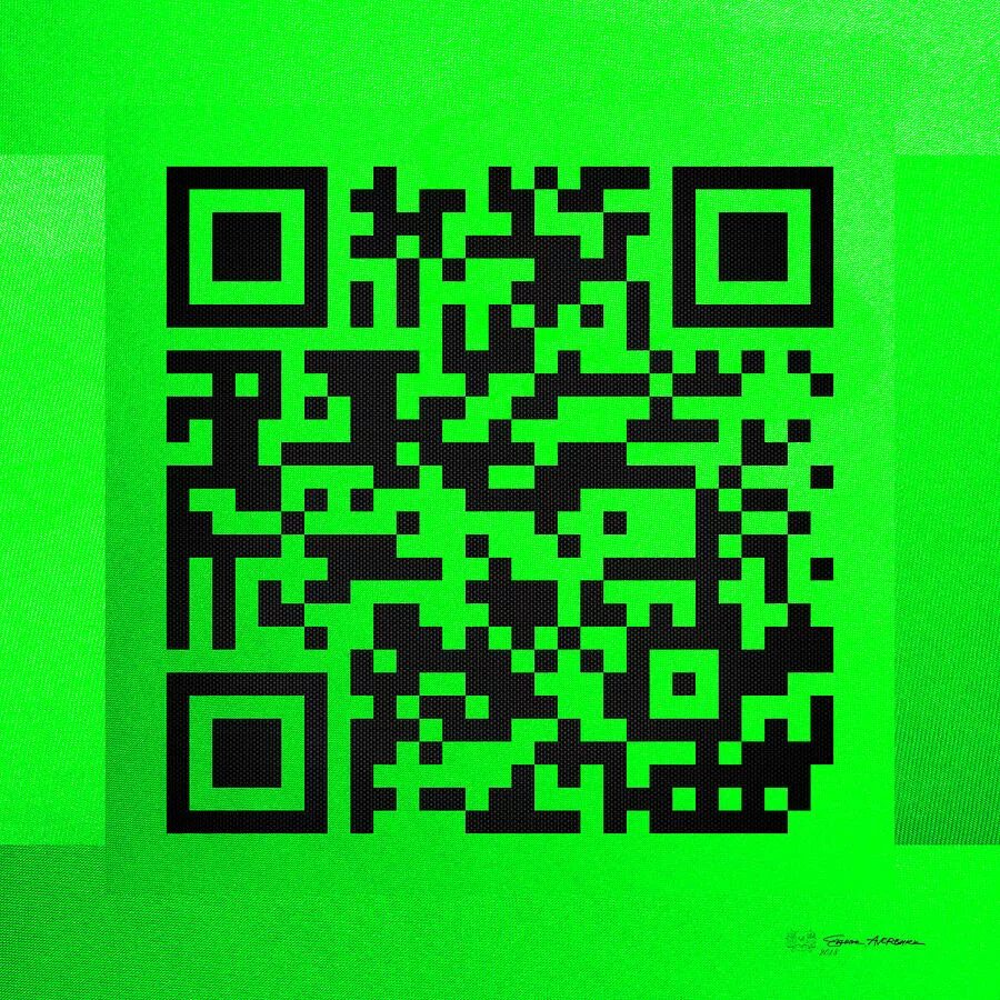Qr код зеленый
