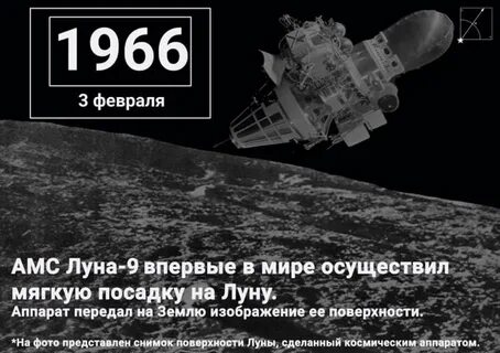Первая мягкая посадка на луну