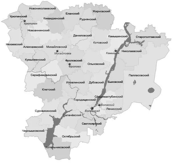 Городищенское волгоградской области карта