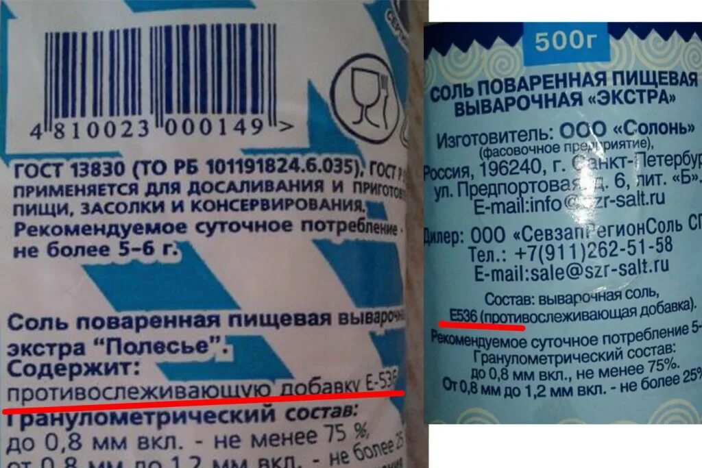 Добавка 536. Антислеживающий агент е536. E536 пищевая добавка. Е536 в соли. Пищевая добавка соль.