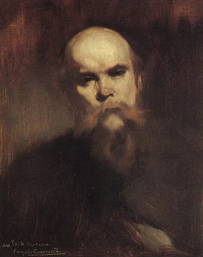 Paul verlaine. Поль мари верлен. поль верлен поэт. поль верлен портрет. эжен каррьер portrait of paul verlaine.