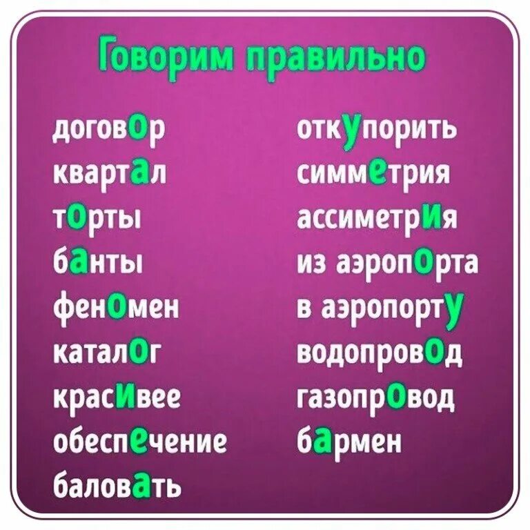 Семью ударение в слове. Говорим правильно. Говори правильно ударения. Квартал или квартал. Как правильно говорить слова.