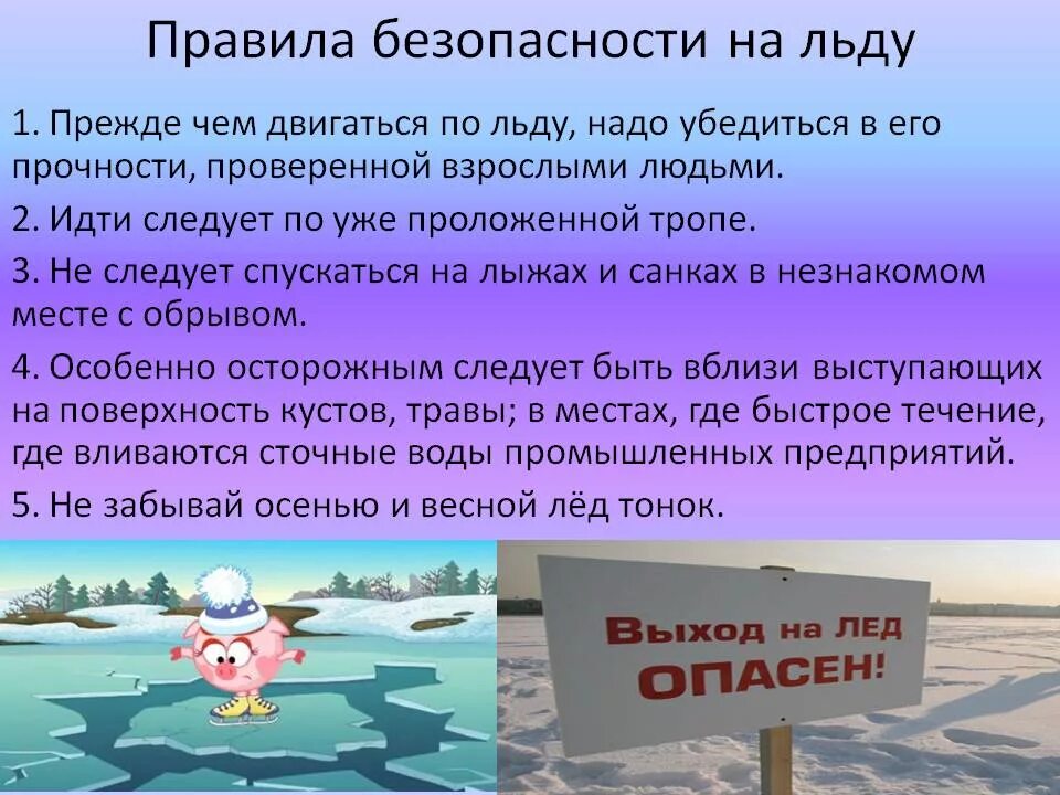 Презентация безопасность на весенних каникулах 1 класс. Правила безопасности на льду. Правила безопасно на льду. Осторожно тонкий лед. О соблюдении правил поведения на льду.